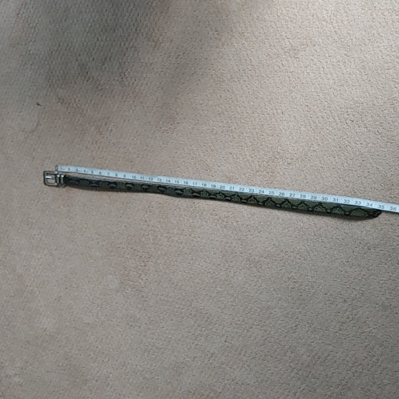 Vintage Perry Ellis Snakeskin Belt M - Picture 6 of 10